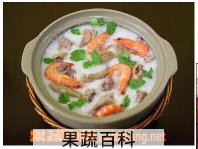 果蔬百科虾粥
