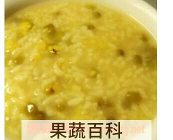 果蔬百科大米绿豆粥