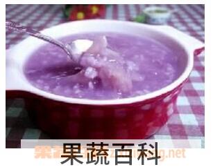 果蔬百科紫薯粥