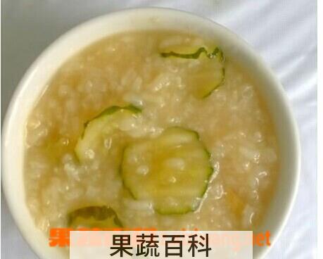 果蔬百科黄瓜粥