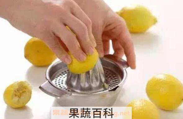 柠檬汁的功效