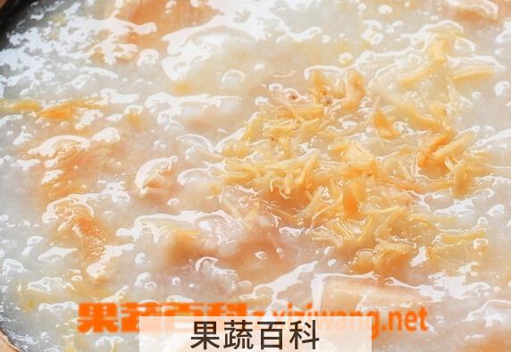 果蔬百科瑶柱粥