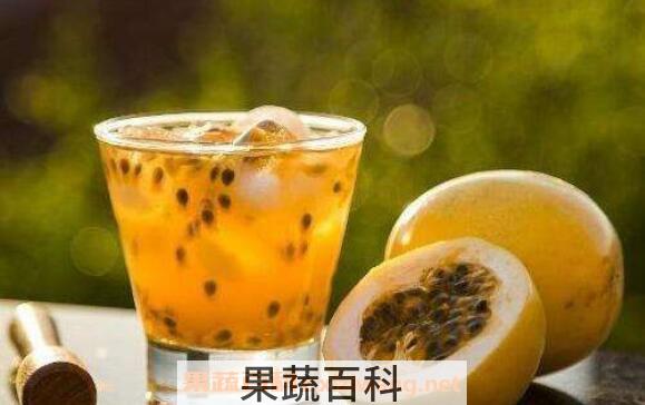 百香果泡水的正确方法