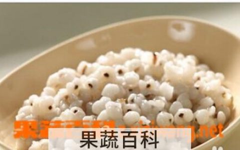 薏米的功效与作用及食用方法