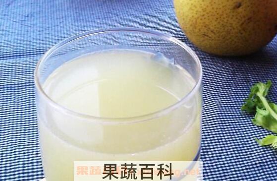 雪梨汁的功效与作用 喝雪梨汁的好处