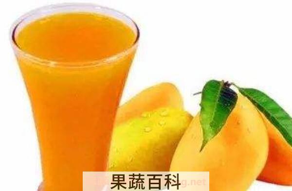 芒果汁的功效与作用 喝芒果汁的好处