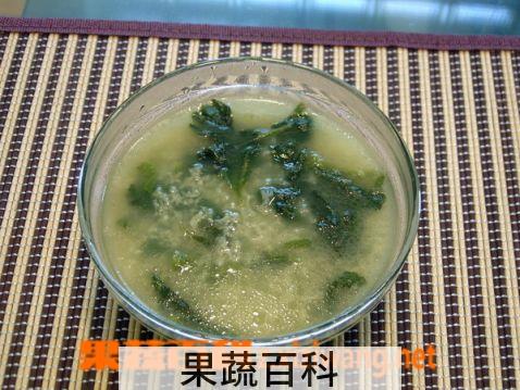果蔬百科虾米蔬菜粥