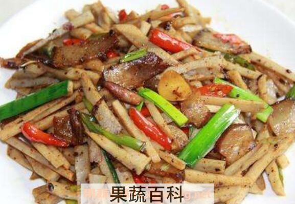 炒藕杆怎么做好吃 炒藕杆的家常做法