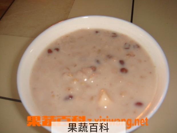 果蔬百科红豆山药粥