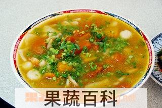 果蔬百科海鲜南瓜面疙瘩