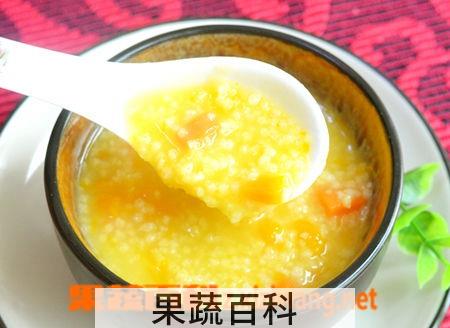 果蔬百科大米南瓜粥