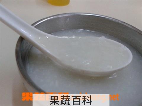 果蔬百科綿滑白粥