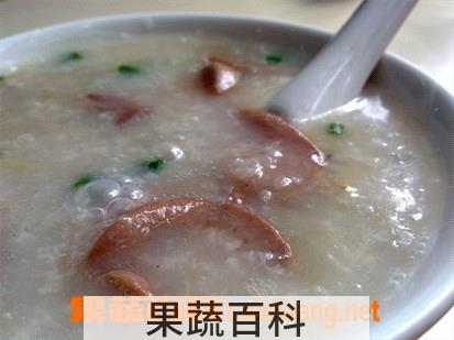 果蔬百科猪腰粥