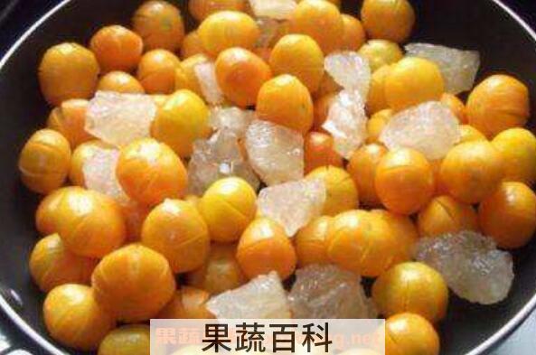 金橘冰糖的功效与作用