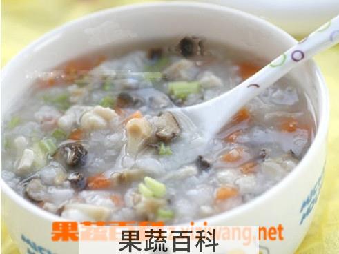 果蔬百科香菇粥