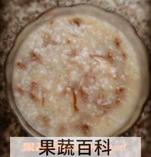 果蔬百科香菇瘦肉粥