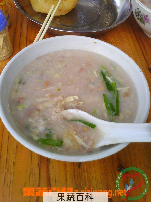 果蔬百科鸡丝蕉蕾粥