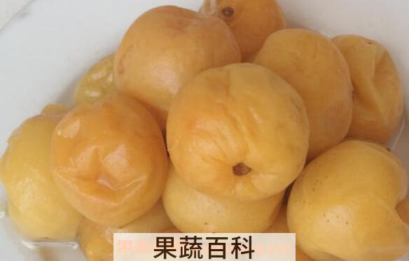 腌梅子泡水喝的功效
