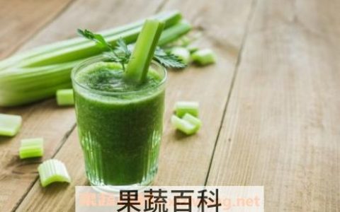 西芹汁疗效 西芹汁的功效和作用