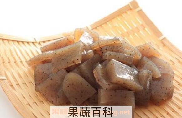 魔芋的功效与作用 魔芋的禁忌