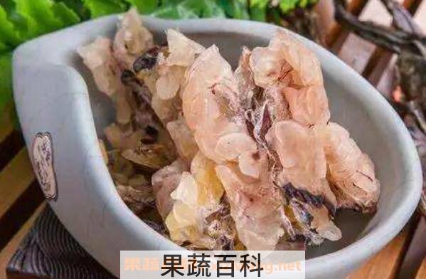 雪蛤膏的功效与作用