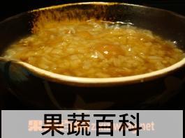 果蔬百科桂圆米糕粥