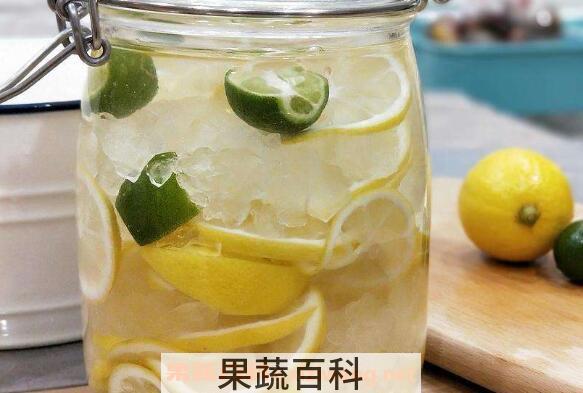 野柠檬泡酒的功效与作用
