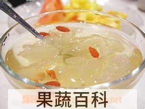 果蔬百科银耳粥