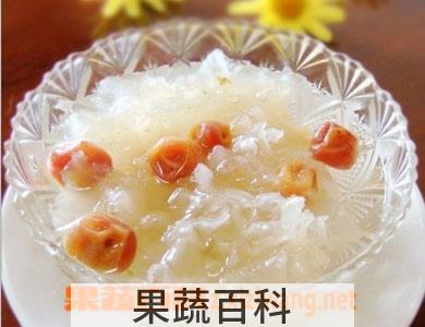 果蔬百科白木耳粥