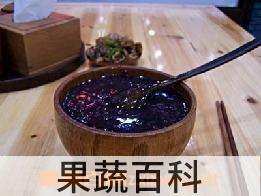果蔬百科白果黑米粥
