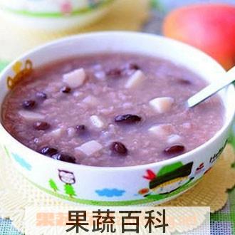 果蔬百科赤小豆山药粥