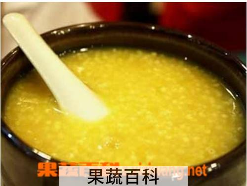 果蔬百科红糖小米粥