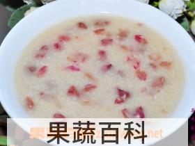 果蔬百科玫瑰冰糖小米粥