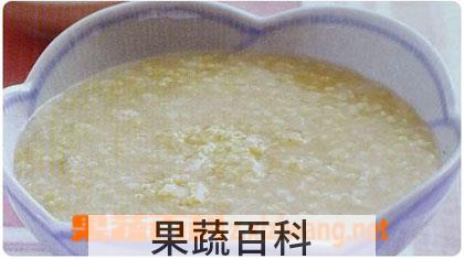 果蔬百科藕粉小米粥