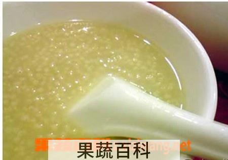 果蔬百科参姜小米粥