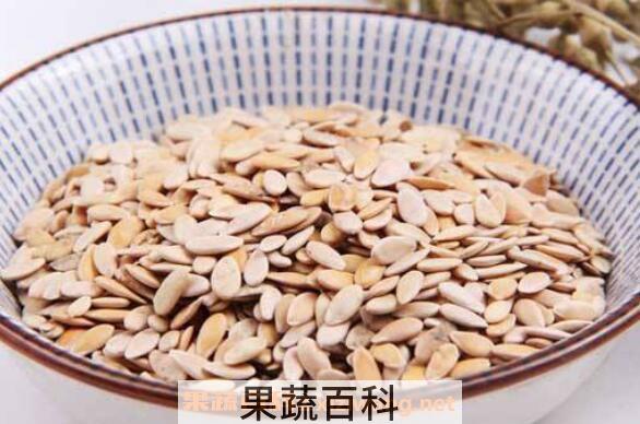 甜瓜子的功效与作用