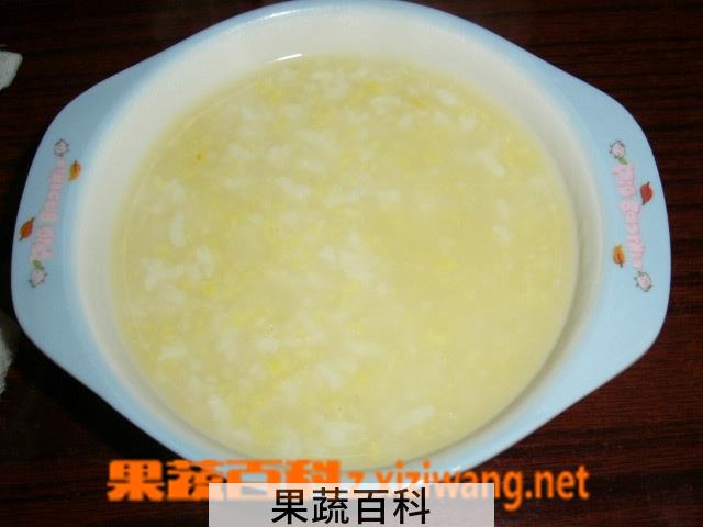 果蔬百科红薯玉米面粥