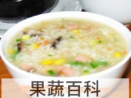 果蔬百科香菇玉米粥