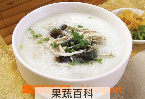 果蔬百科皮蛋瘦肉粥
