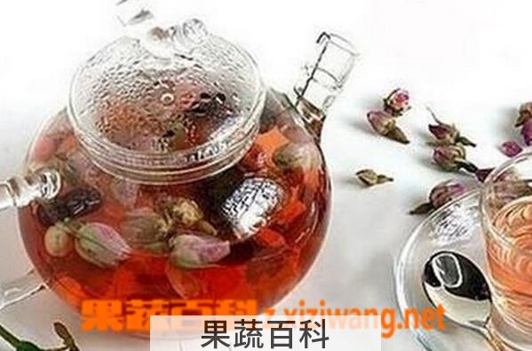 果蔬百科玫瑰花泡枸杞的功效