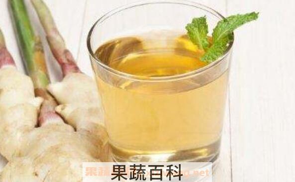 生姜怎样泡水喝 生姜泡水喝有什么好处