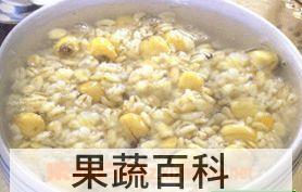 果蔬百科薏米莲子粥