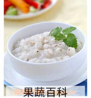 果蔬百科薏仁牛奶粥