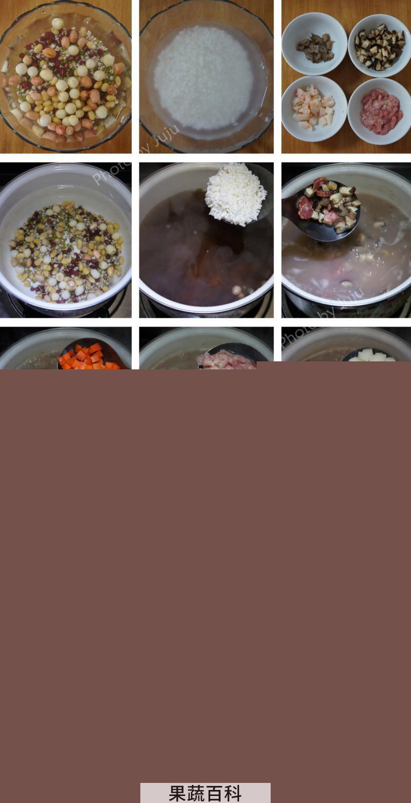 果蔬百科苡米苕实绿豆糯米粥