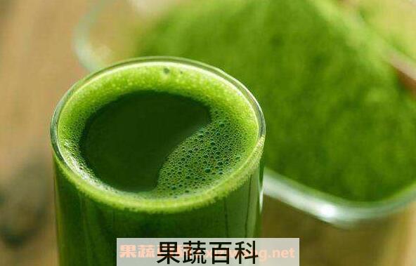 大麦青汁的作用与功效