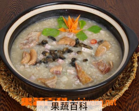 果蔬百科鸭肉粥