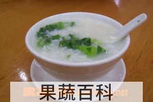 果蔬百科银鱼芥菜粥