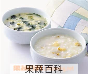 果蔬百科绿茶粥