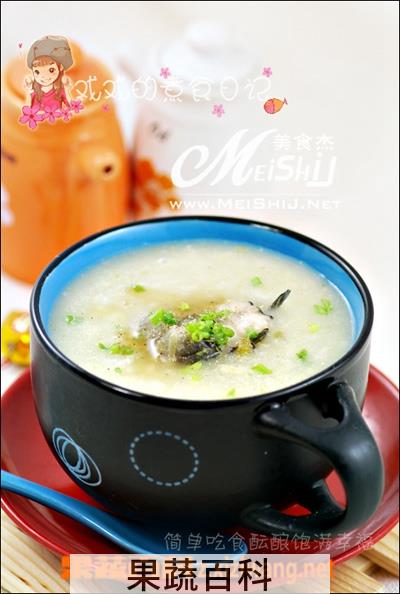果蔬百科温香黄锋鱼粥