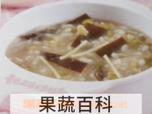 果蔬百科海带绿豆粥